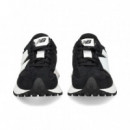 N BLANCO DEPORTIVO ANTE+NYLON NEGRO