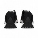N BLANCO DEPORTIVO ANTE+NYLON NEGRO