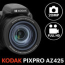 Kodak Pixpro AZ425 Cámara Digital 20Mp y 42x Zoom Negra + Funda de Regalo