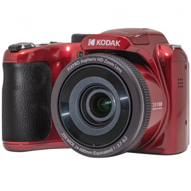 Kodak Pixpro AZ425 C&aacute;mara Digital 20Mp y 42x Zoom Roja + Funda de Regalo