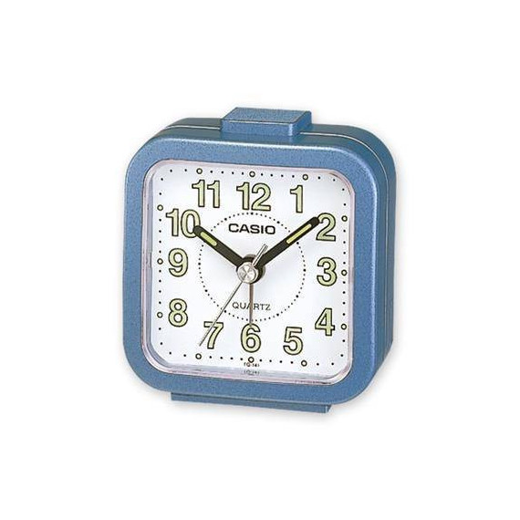 CASIO Reloj Despertador TQ-141 Azul
