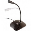 NGS Microfono Sobremesa MS115 Conexion Jack 3.5mm Negro