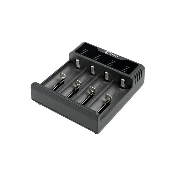 NIMO Cargador de Baterias de Ion-litio/ni-mh/ni-cd por USB para 4  CAR402 26650, 22650, 18650, 18350