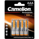 CAMELION Pack 4 Pilas Aaa Recargable 600MAH BAT440