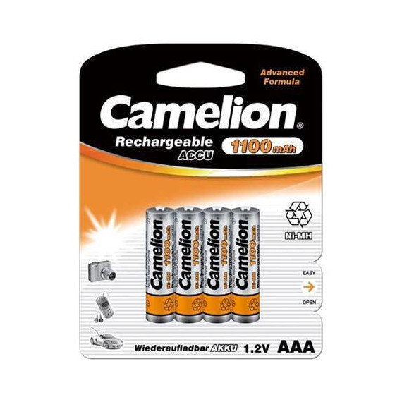 CAMELION Pilas Aaa Recargable 1100MAH Pack de 4