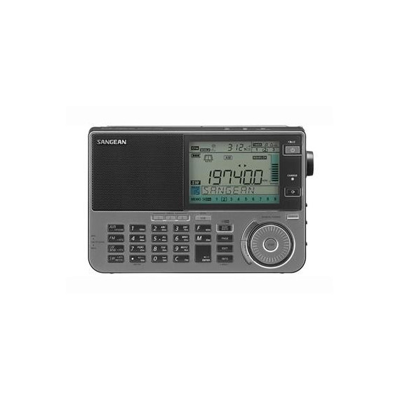 SANGEAN Radio Digital ATS-909X2 Fm,sw.mw,air Multi Banda con Alarma Graphite