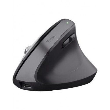 TRUST Raton Inalambrico Ergonomico BAYO+ Bluetooth  Negro 25146