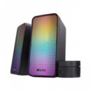 TRUST Altavoces Gaming Para PC WEZZ GXT 611 Con Iluminacion RGB Alimentacion USB 12W