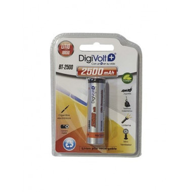 DIGIVOLT Pila Recargable 18650 Litio BT-2500