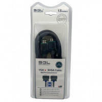 SGL Cable VGA 550BB 1.5mtrs M/M 15p m/m