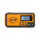 PNI Radio Portatil Solar AM/FM/SW DYN300 Con Dinamo,Linterna, Bateria Recargable 4000mAh Funcion SOS