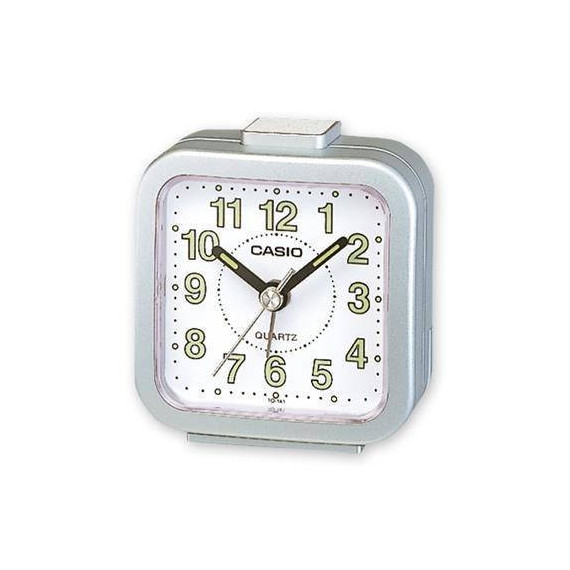 CASIO Reloj Despertador TQ-141 Plata
