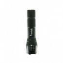 TECNIK Linterna Recargable 150Lm Flaslight P5 Negro