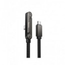 HOCO Cable Datos TIpo C M/M con Soporte Movil U150 1.2Mtrs Negro 60W