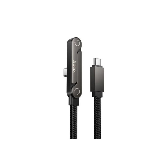 HOCO Cable Datos TIpo C M/M con Soporte Movil U150 1.2Mtrs Negro 60W