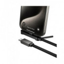 HOCO Cable Datos TIpo C M/M con Soporte Movil U150 1.2Mtrs Negro 60W