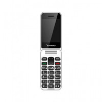 SUNSTECH Telefono Movil CELT25 Negro Dual Sim Teclas Grandes Boton Sos,micro Sd