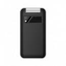 SUNSTECH Telefono Movil CELT25 Negro Dual Sim Teclas Grandes Boton SOS,Micro Sd