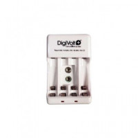 DIGIVOLT Cargador de Pilas Aa/aaa /9V Ni-mh Ni-cd QC-2402 Blanco