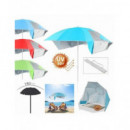 ARCHIVO2000 18046 SOMBRILLA PLAYA CON CORTAVIENTOS UV50+ 180CM
