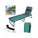 19447 TUMBONA ESMERALDA + ALMOHADA 188 X 55 X 30CM