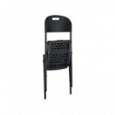 SUNGARDEN SG0158 SILLA RESINA PLEGABLE PRO 44X53X83CM NEGRA