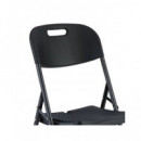SUNGARDEN SG0158 SILLA RESINA PLEGABLE PRO 44X53X83CM NEGRA