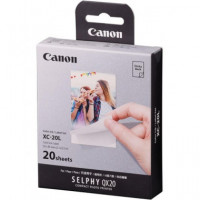 CANON Papel Fotografico XC-20L 20 Hojas Para SELPHY QX20