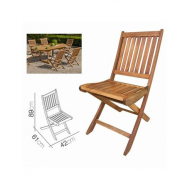 URBAN LIVING 16559 SILLA DE MADERA PLEGABLE
