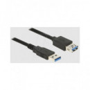 DELOCK Cable Alargador USB a M/h 3.2 0.5MTRS 85053