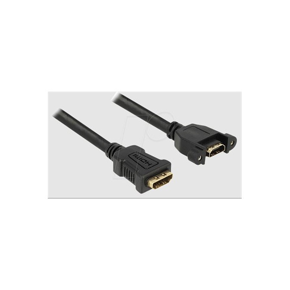 DELOCK Cable HDMI H/h de Panel 0.25MTRS 85100 4K 30HZ