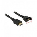 DELOCK Cable HDMI H/h de Panel 0.25MTRS 85100 4K 30HZ