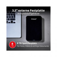 Intenso Disco Duro 8TB 3.5" Alimentado 3.2  LALO