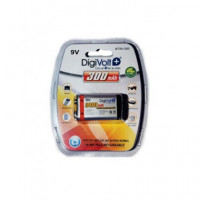 DIGIVOLT Pila Recargable 9V Ni-mh 300MAH BT9V-300