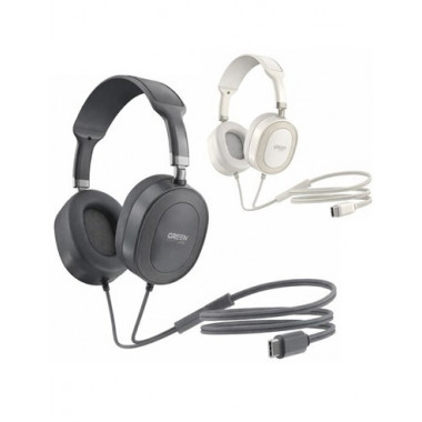 GREEN LYCA Auricular de Casco GL70313 Con Microfono Y Cable Tipo C Blanco