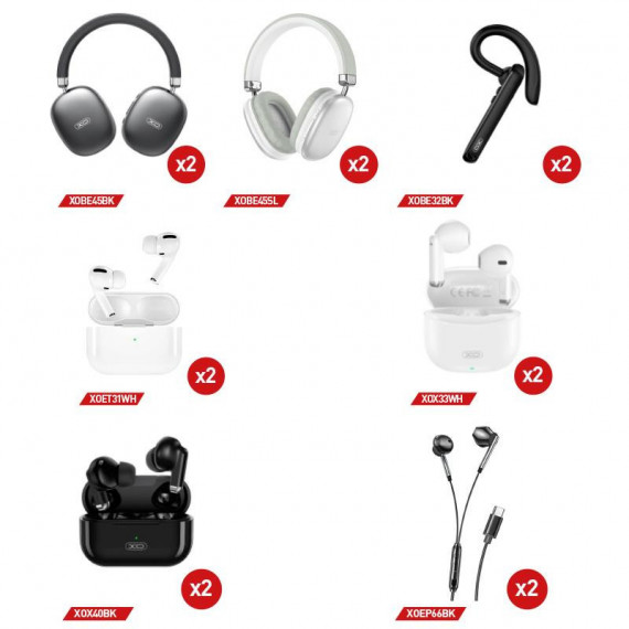CAMPAÑA AURICULARES XO PVP 147.00