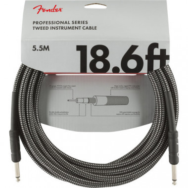 Cable FENDER Jack Jack 5,5 Metros Professional Bla