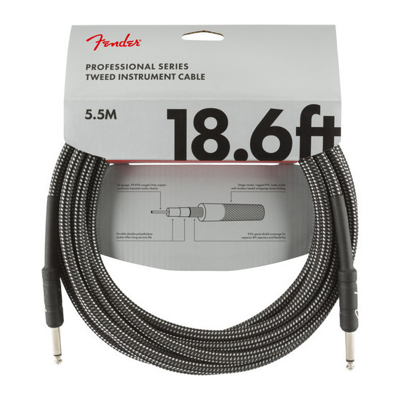 Cable FENDER Jack Jack 5,5 Metros Professional Bla