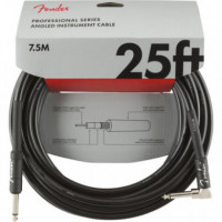 Cable FENDER Jack-jack Angulo 7.5 Metros Negro