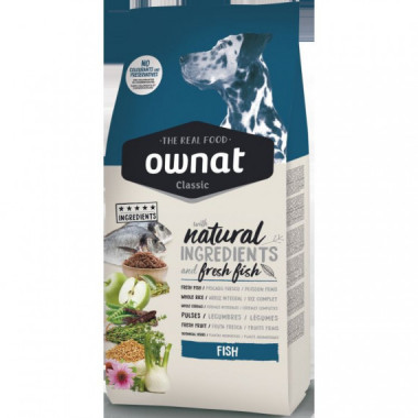 OWNAT perro adulto classic pescado 12 kg