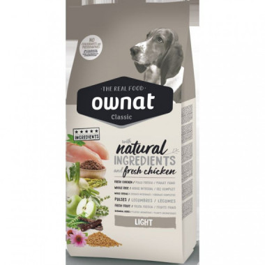 OWNAT perro adulto classic light 12 kg
