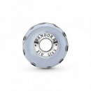 PANDORA Charm en Plata de Ley Cristal de Murano Azul Oscuro 798938C00
