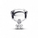 PANDORA Moments Charm de Mascota Perro & Hueso 792254C01