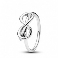 PANDORA Anillo en Plata de Ley Nudo Infinito 193759C01