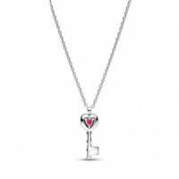 PANDORA Callar en Plata de Ley con Llave de Corazón 394392C01