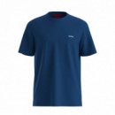 HUGO Camiseta Azul 50466158-497