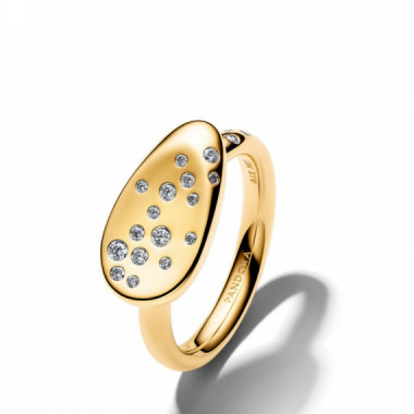 Pandora Anillo con circonita c&uacute;bica transparente 164707C01