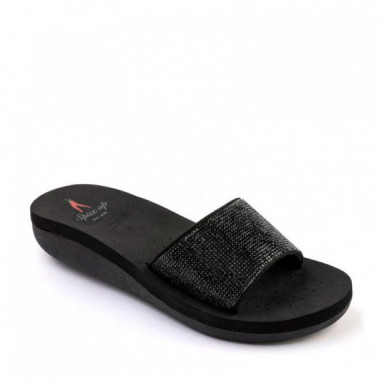 Spice Up Chanclas Negras SU25015-31038