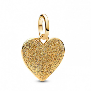 Pandora Charm medall&oacute;n de coraz&oacute;n texturizado Pandora Me 763824C00