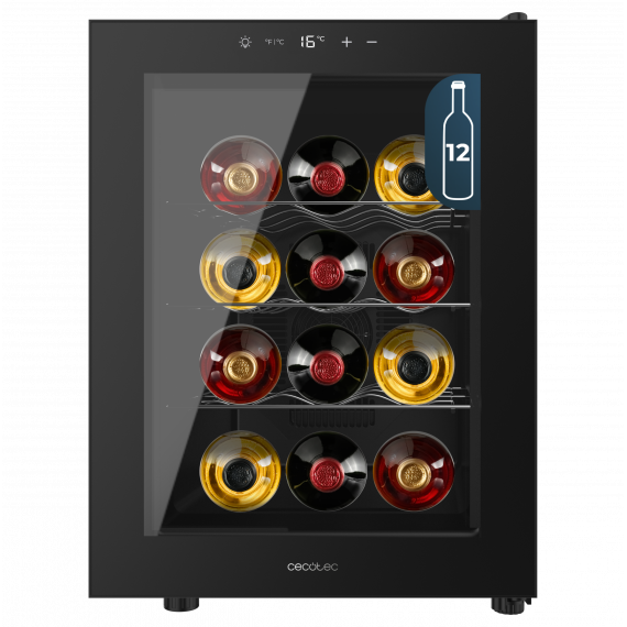 Bolero Grandsommelier 1255 Coolcrystal 47 X 34.5 X 49 Cm  CECOTEC